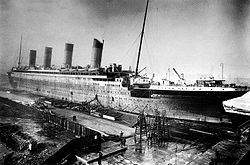 Image of Construction of Titanic completed Image of Construction of Titanic completed